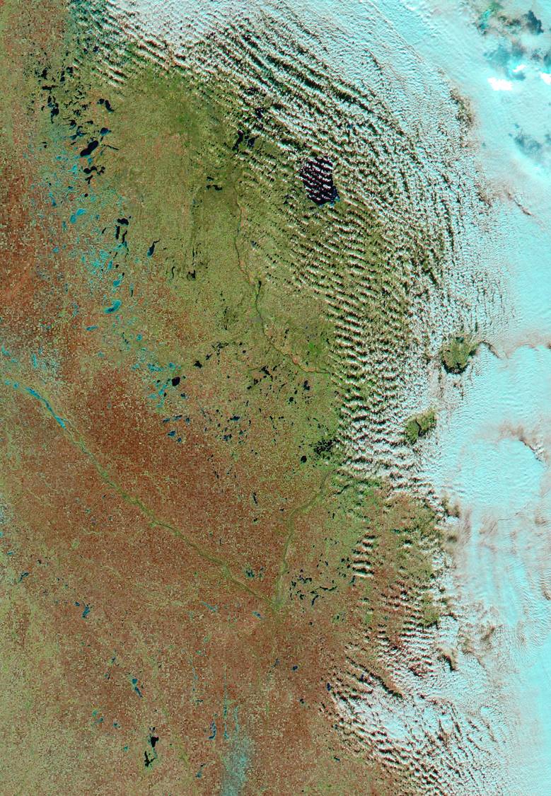 11/27 Modis Image 11/27 Modis Image